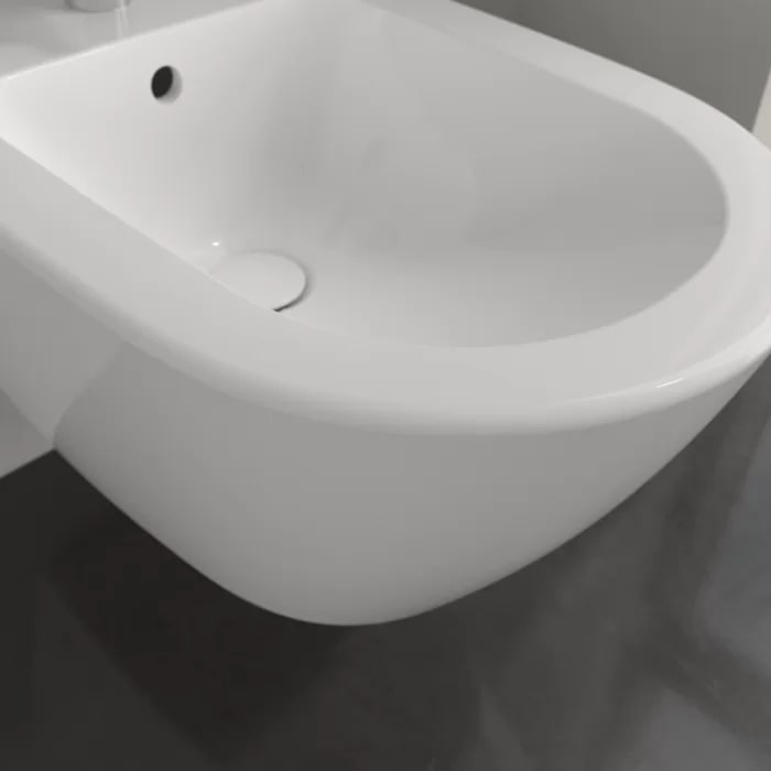 Villeroy&Boch Subway 2.0 Биде подвесное 37.5х56.5х28см., 1 отв., цвет: альпийский белый