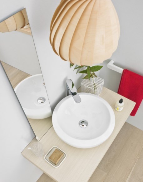 Artceram Blend Раковина 46 см, без отв., накладная, цвет: белый