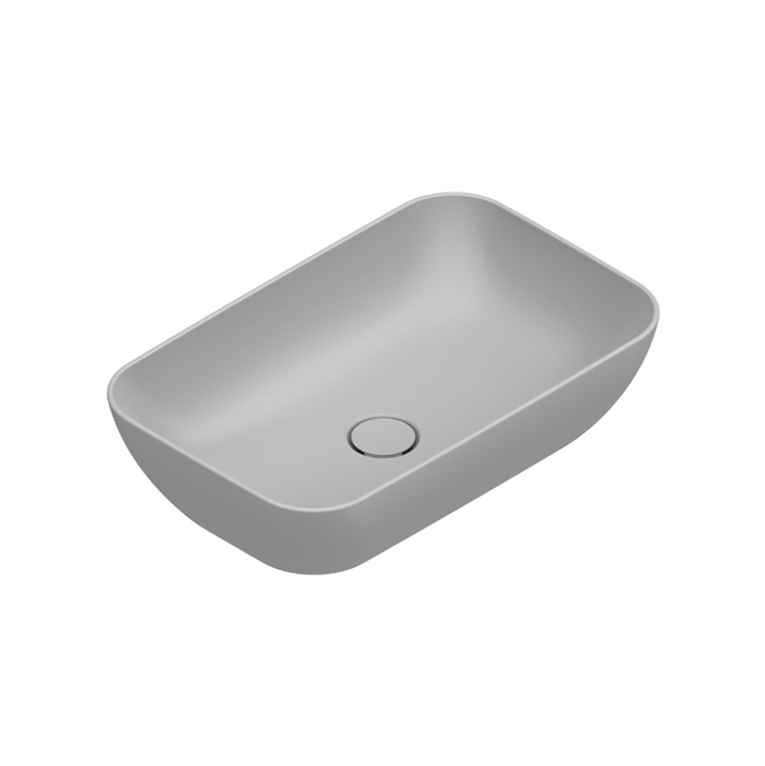 Catalano Green Раковина 60x38см накладная, без отв., цвет: Cemento Satinato