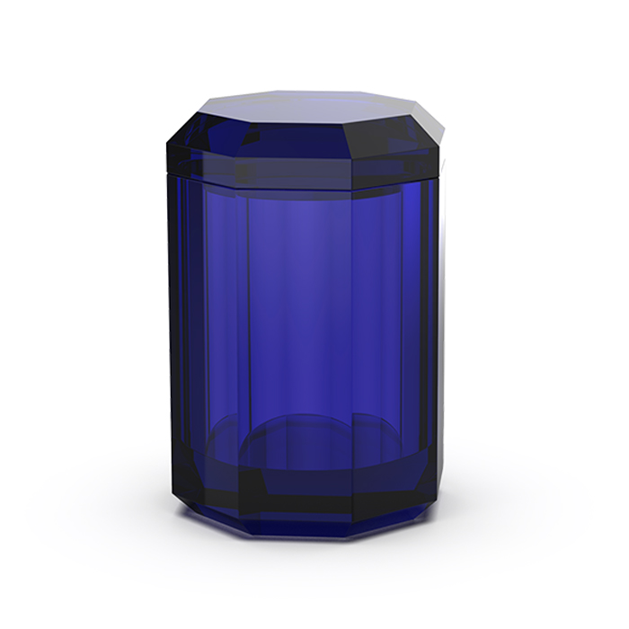 Decor Walther KR BMD Kristall Коробка универсальная, с крышкой, цвет: Capri Blue