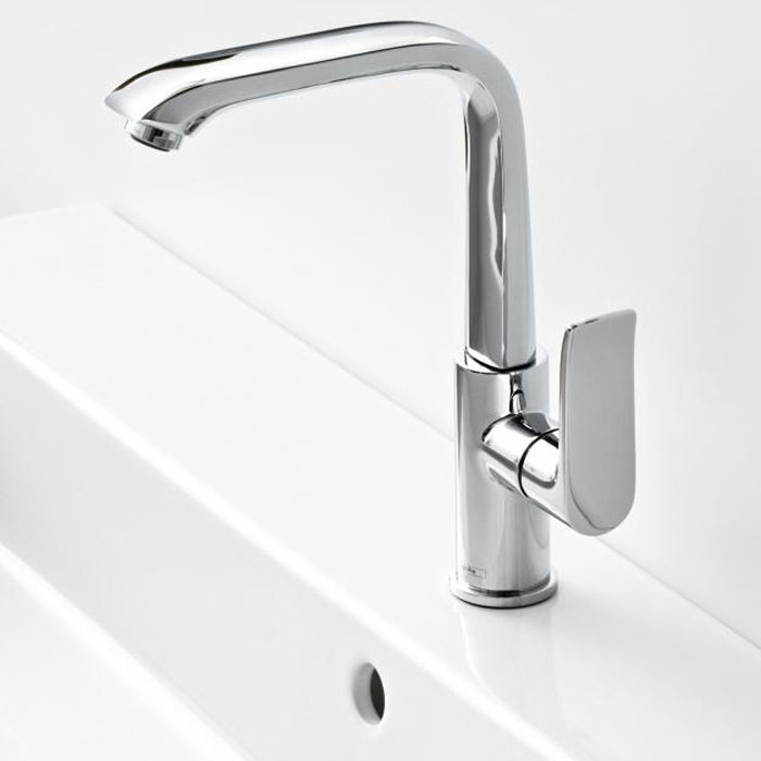 Hansgrohe Metris Смеситель для раковины 230, однорычажный, cо сливным клапаном Push-Open, цвет: хром