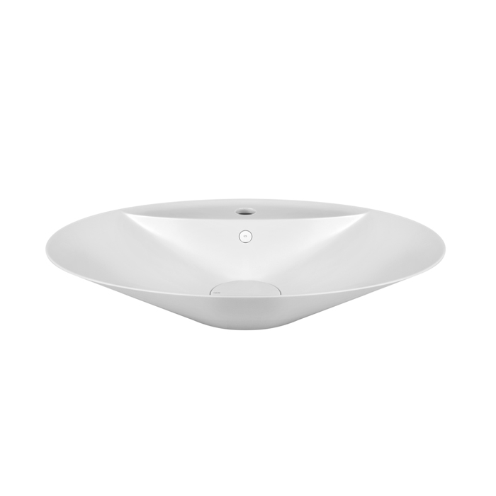 Gessi Cono Раковина 73.9x49.5х15 см, с 1 отв., цвет: матовый белый