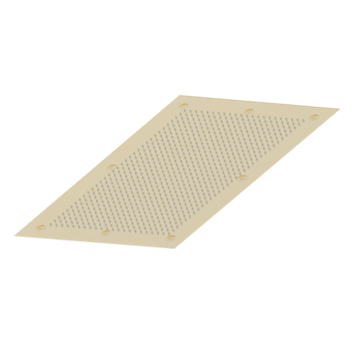 THG Верхний душ 63х45.4см., встраиваемый в потолок, цвет: Soft matt gold