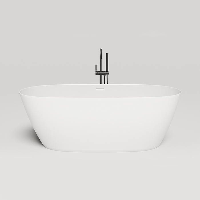 LOFO by Salini Ванна отдельностоящая 170х80см, донный клапан, сифон, слив-перелив, материал: Solid Surface, цвет: белый матовый