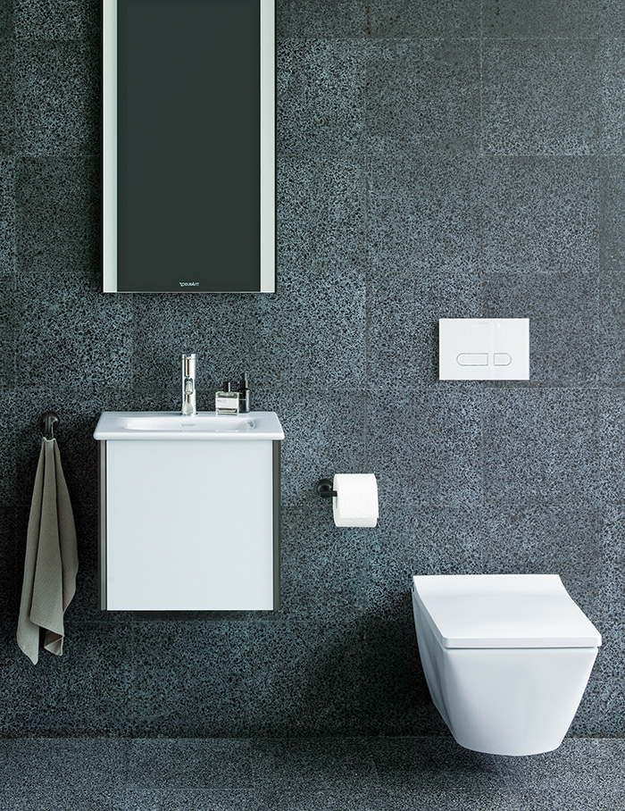 Duravit XViu Тумба подвесная 51x42х39.7см с раковиной, 1 выдвижное отделение, цвет: белый глянцевый