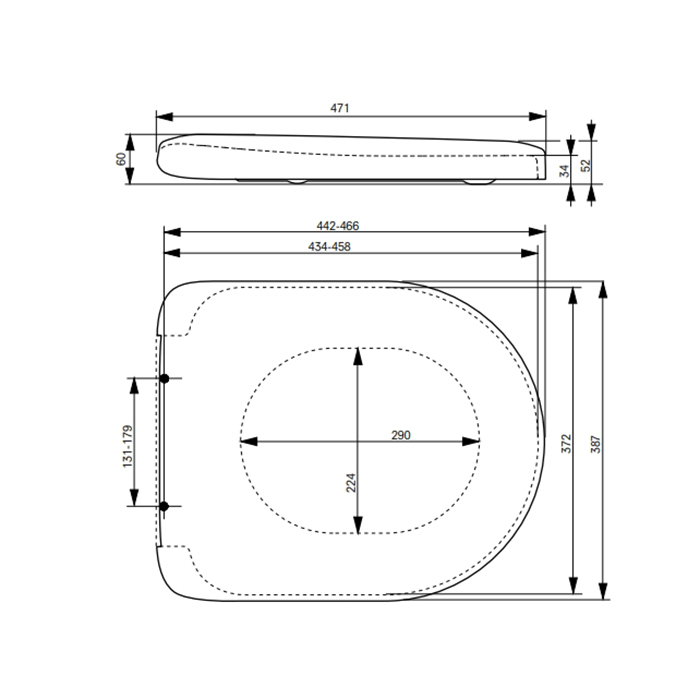 TOTO NC Сиденье для унитаза, 38.7x47.1x6cм, для унитазов CW761Y, CW762Y, CW763Y, цвет: белый