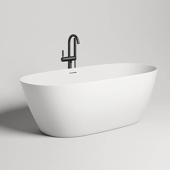Salini Sofia Ванна отдельностоящая 165x75x60см, донный клапан "Up&Down", сифон, слив-перелив, S-Sense, цвет: белый глянцевый