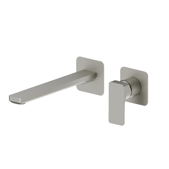 Newform B-Easy Смеситель для раковины, встраиваемый, длинный излив, внешняя часть, цвет: titanium satin