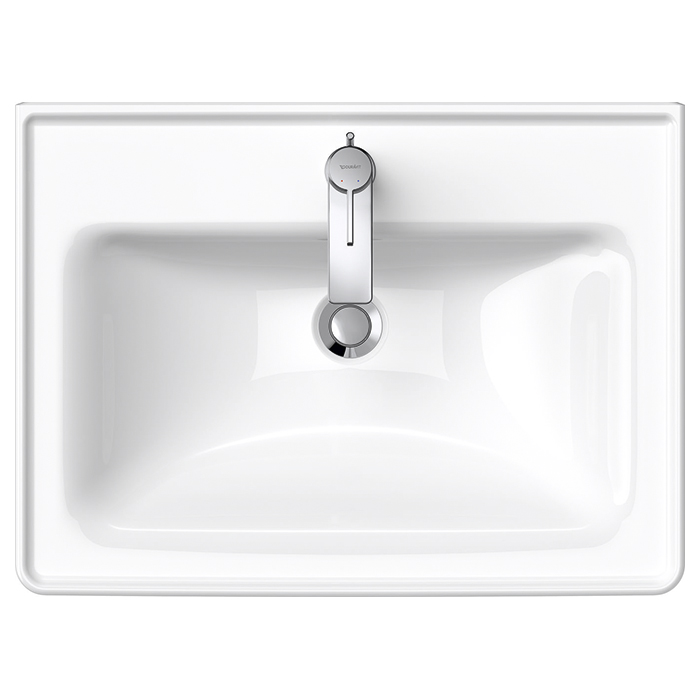 Duravit D-Neo Раковина 65х48см., накладная, с переливом, 1 отв., цвет: белый