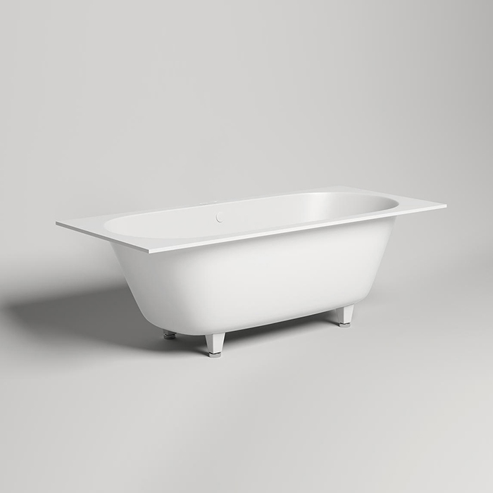 Salini Ornella Axis 180 Встраиваемая ванна 180х80х60см, прямоугольная, материал: S-Stone, цвет: белый матовый