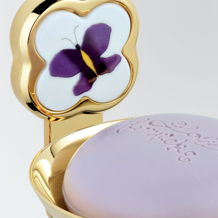 THG Capucine mauve Мыльница, подвесная, цвет: золото