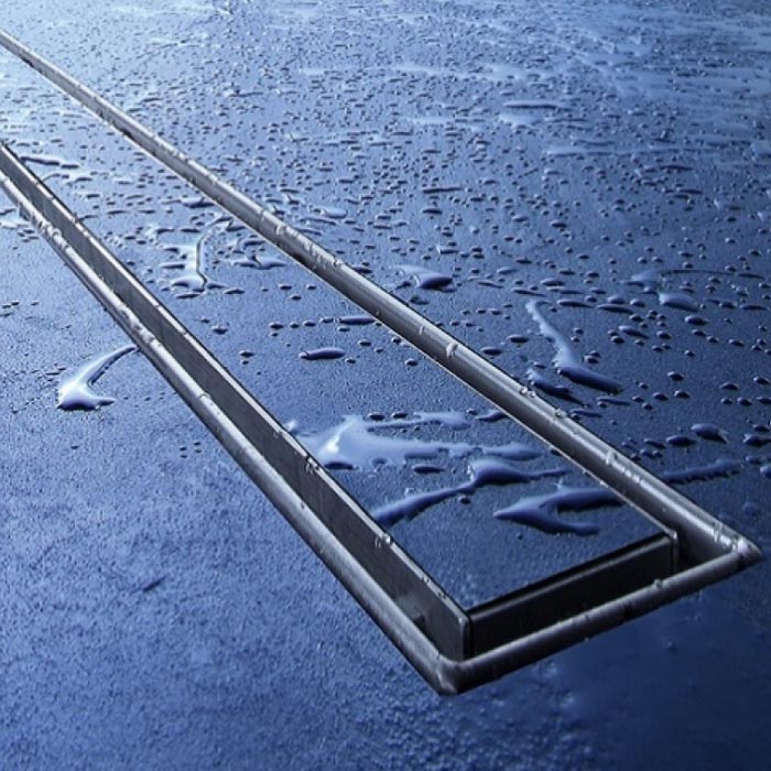 TECE drainline, Комплект для установки дренажного канала 800 мм из нержавеющей стали 
