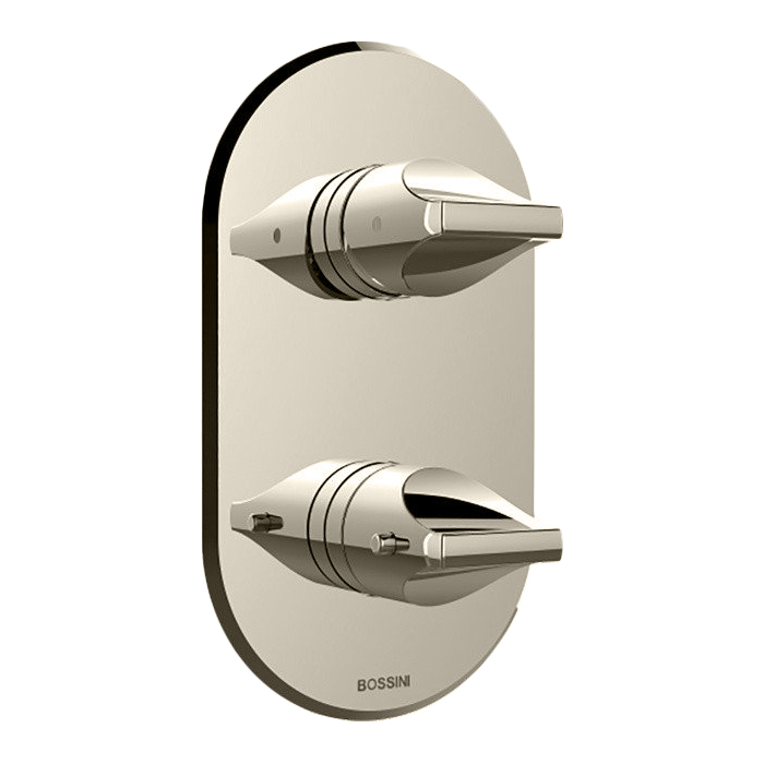 Bossini Apice Смеситель душа, встраиваемый, термостатический, цвет: Brushed Nickel