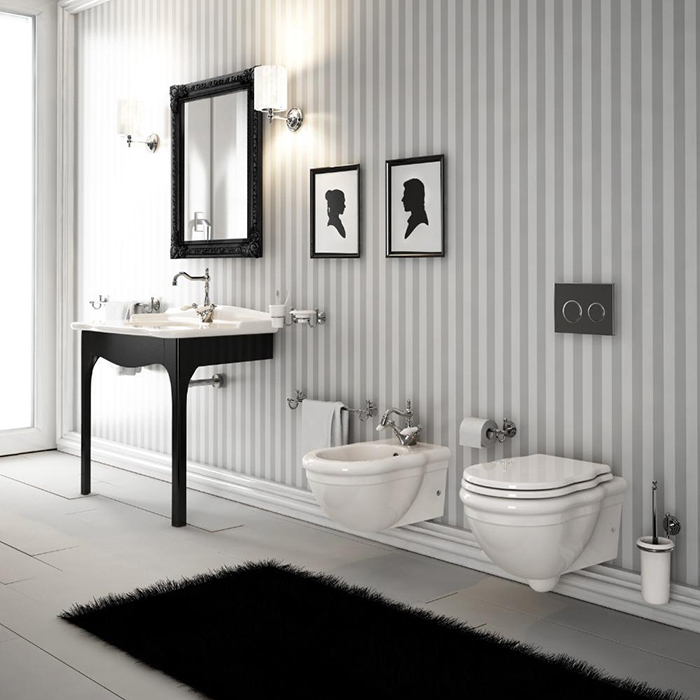 TW Ellada Унитаз подвесной,  55x36 см., с крепежом, цвет: белый