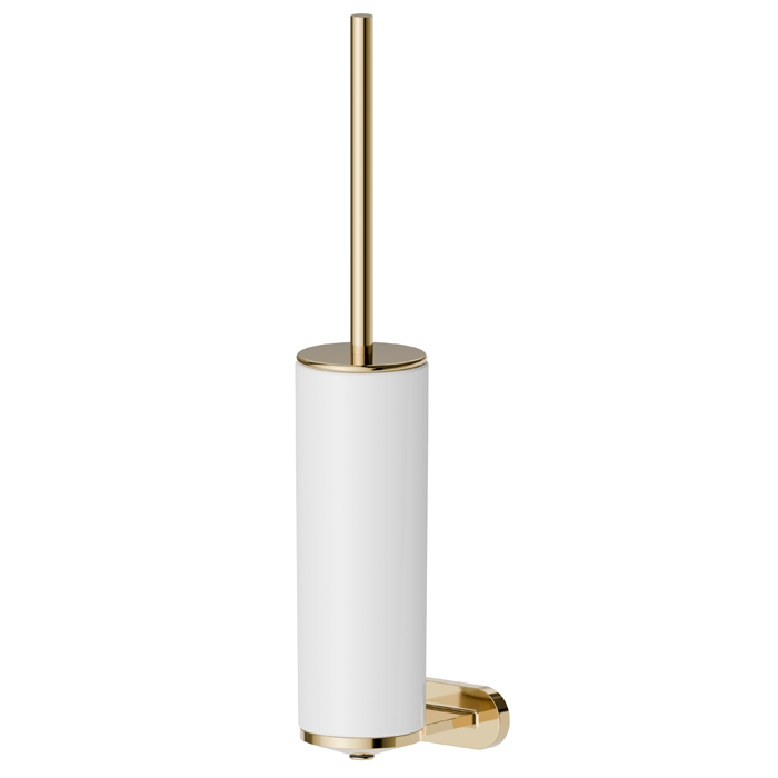 Newform Round Туалетный ёршик, подвесной, цвет: Glossy Gold pvd