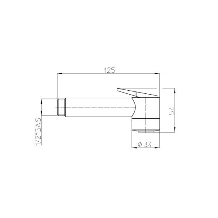 Bossini Paloma Душевые лейки из ABS с клапаном подачи Ø34mm, цвет: хром