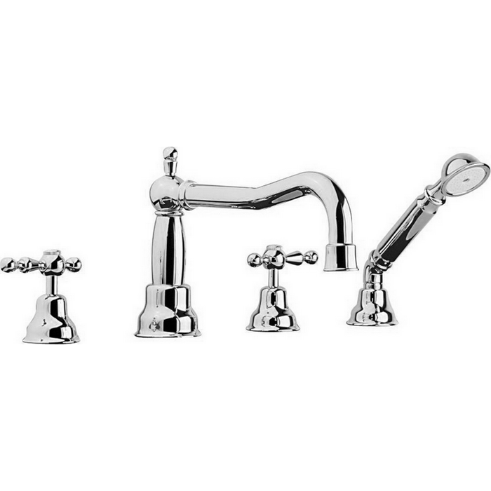 CISAL Arcana America Смеситель на борт ванны на 4 отверстия, цвет: хром