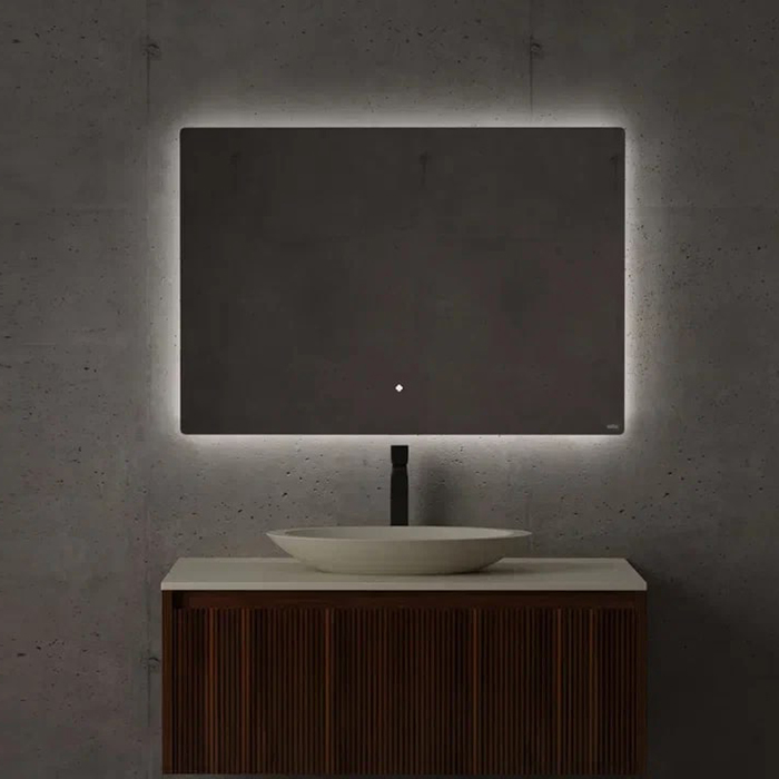 Salini Зеркало для ванны OMBRA 180х70х2.5см., с LED подсветкой, влагостойкое AGC Сrystalvision, сенс. выкл., крепления, обогрев, антизапот.