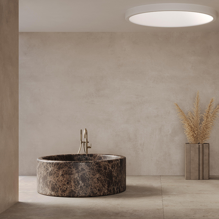 Dea Design Marble Rimini Ванна 150х50х56см., отдельностоящая, мрамор, цвет: Dark Emperador