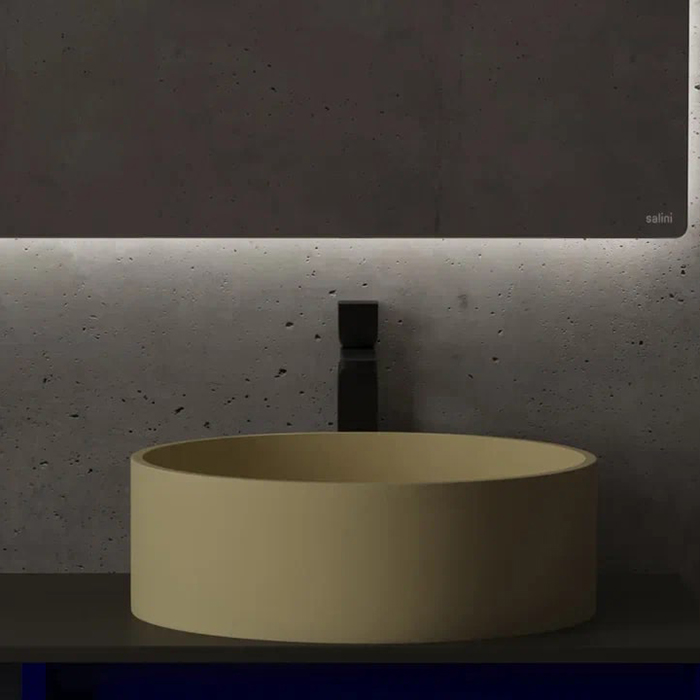 Salini Зеркало для ванны OMBRA 100х70х2.5см., с LED подсветкой, влагостойкое AGC Сrystalvision, сенс. выкл., крепления, обогрев, антизапот.