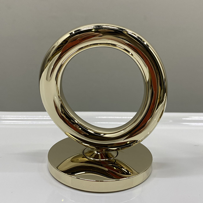 THG Collection O Смеситель для раковины, 3 отв., с донным клапаном,  цвет: Soft gold