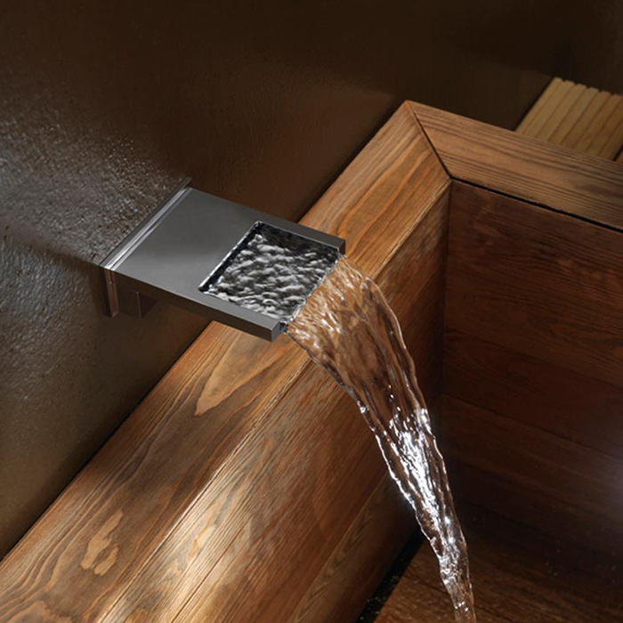 Bossini Cascata XL Излив для ванной или душа, каскадная струя, латунь, 1/2, цвет: хром