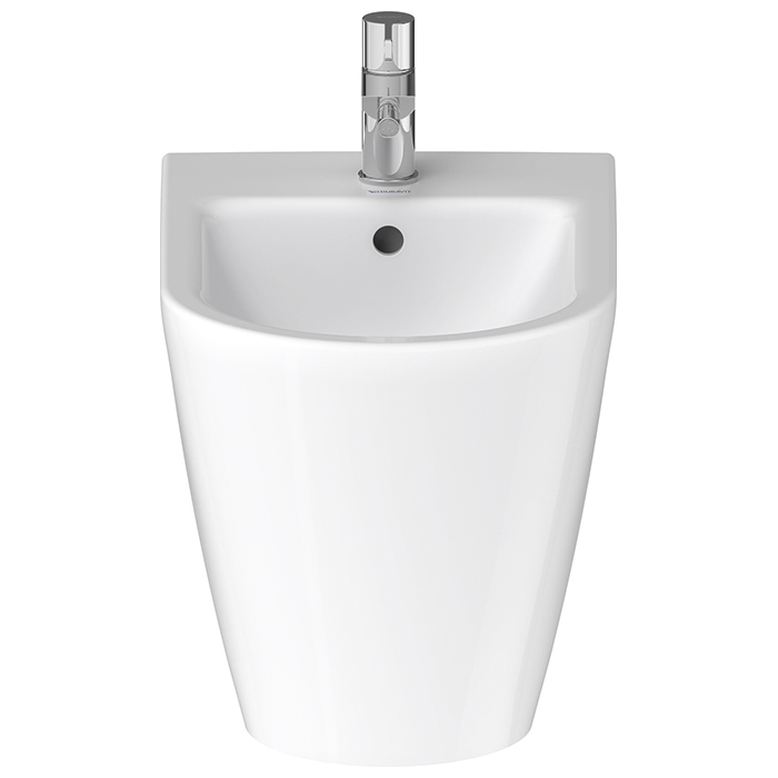 Duravit D-Neo Биде напольное 37x58х40 см, с переливом, с 1 отв., WonderGliss, цвет: белый