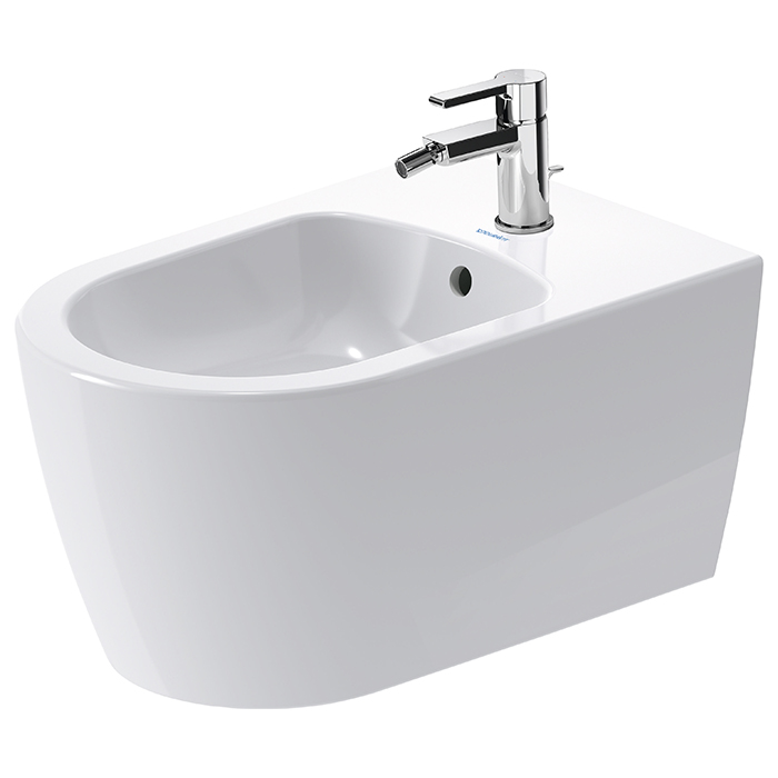 Duravit Me by Starck Биде подвесное 57х37см., с 1 отв. под смеситель, с креплением, цвет: белый