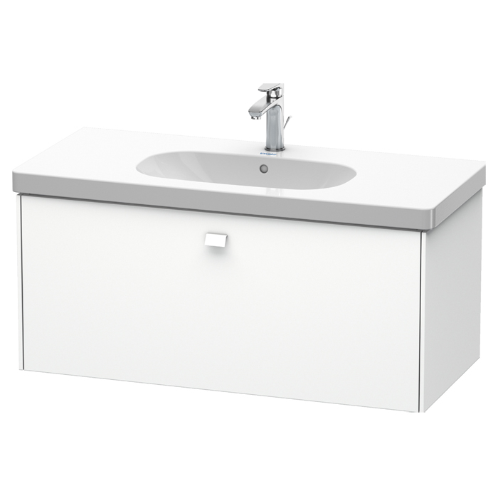 Duravit  Brioso Тумба подвесная 102х46.9х45.2см, с раковиной, с 1 выдвижным ящиком, цвет: белый матовый