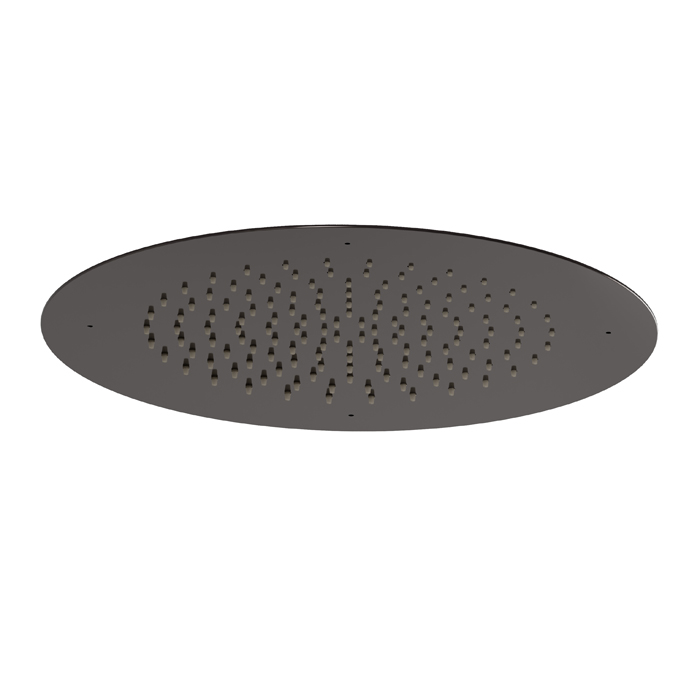 Newform Head Showers Верхний душ 40cм, потолочный, скрытый, цвет: PVD gun metal