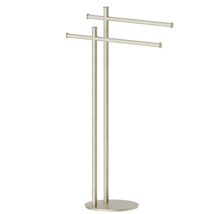 Newform Accessori tondi Полотенцедержатель напольный, цвет: PVD brushed pale gold