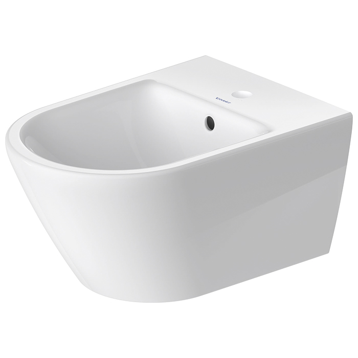 Duravit D-Neo Биде подвесное 37x54 см, с переливом, с 1 отв., WonderGliss, цвет: белый