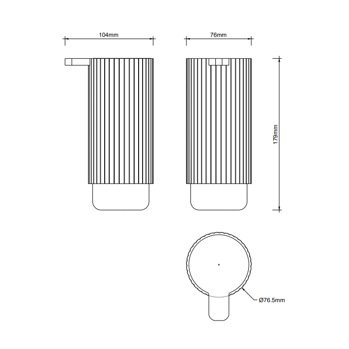 Decor Walther OF.LINE SSP Дозатор для жидкого мыла, настольный, цвет: Mocca/Moor