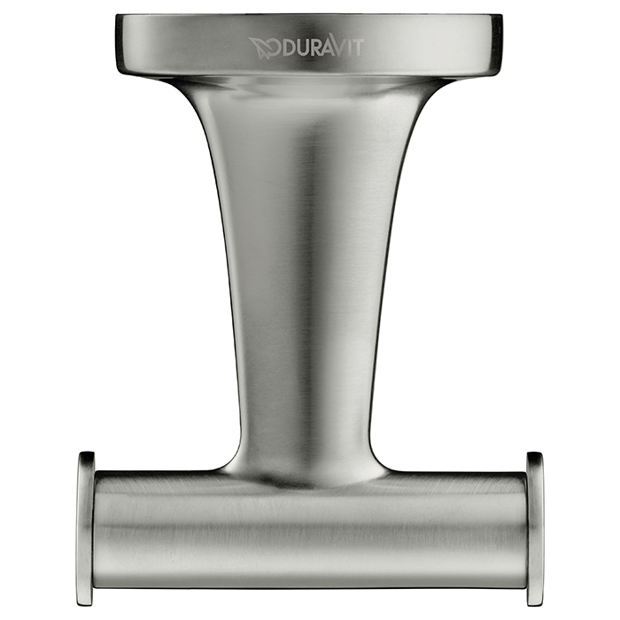 Duravit Starck T Двойной крючок, подвесной, , цвет: Stainless steel Brushed