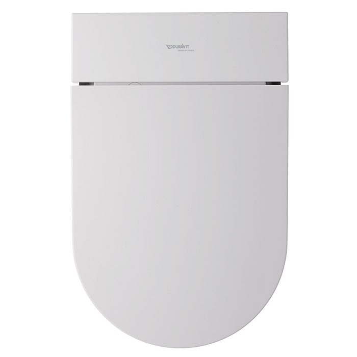 Duravit Starck f Pro Compact Комплект унитаз-биде, Сиденье для унитаза-биде SensoWash #612001012000310 и унитаз Duravit Rimless #2510092000, цвет: белый