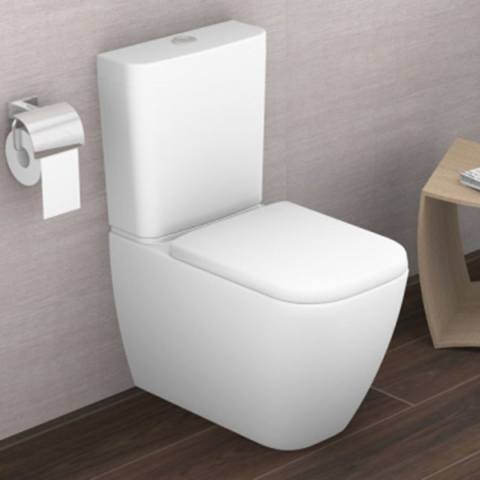 Duravit Happy D2 Унитаз напольный, 36,5х63 см,, с бачком 6 л , механизмом цвет хром,  с креплением, двойного смыва подключение снизу слева, цвет: белый