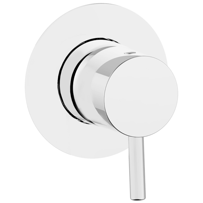 CISAL Less New Однорычажный смеситель для душа, цвет: белый матовый 