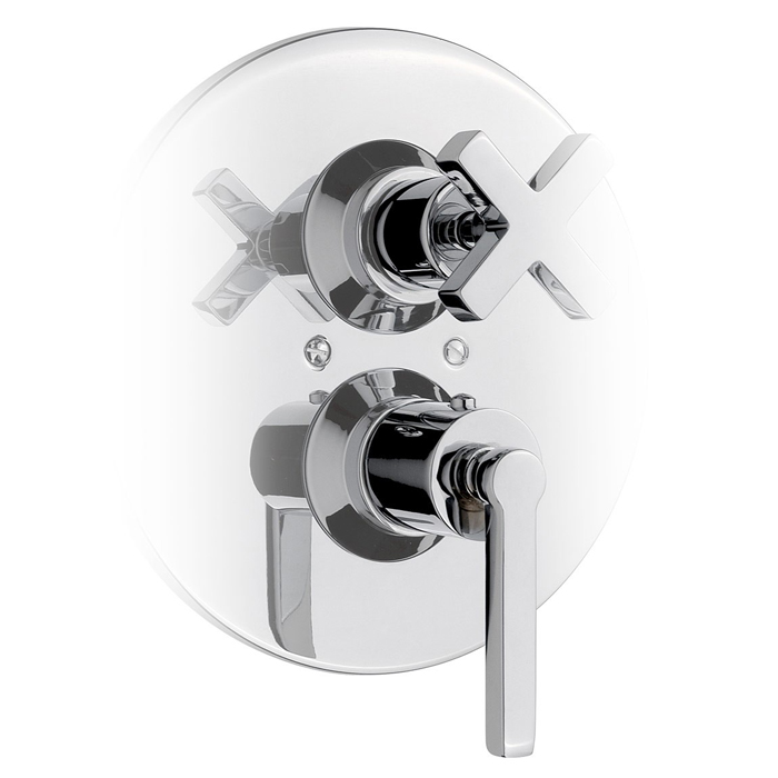 Nicolazzi Termostatico Встраиваемого смеситель, 3/4” с запорным вентилем, цвет: хром