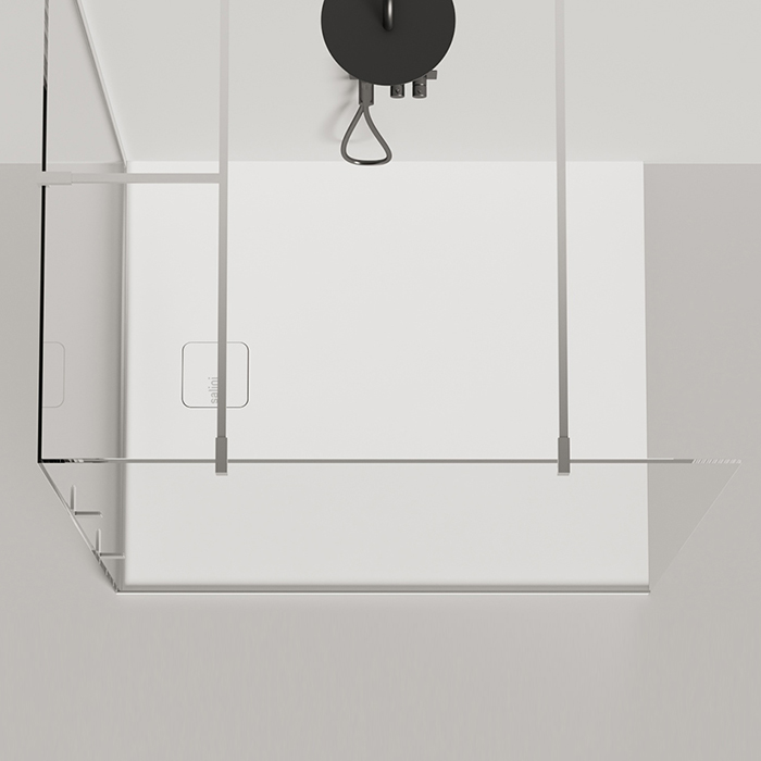 Salini Oasi Душевой поддон 120х100см, с сифоном, S-Stone, цвет белый матовый