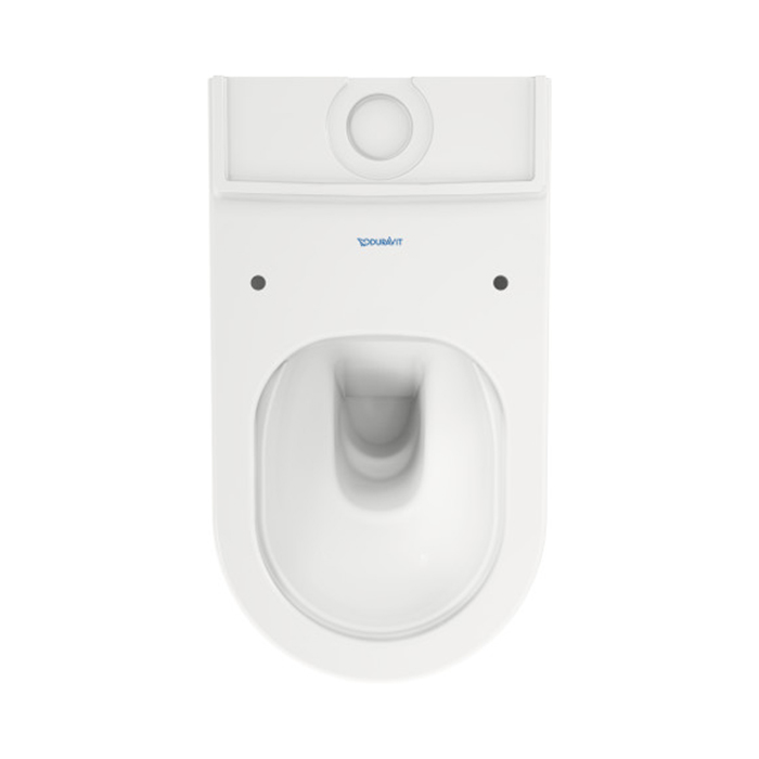 Duravit White Tulip Моноблок 37x65 см, безободковый, слив универсальный, WonderGliss, цвет: белый