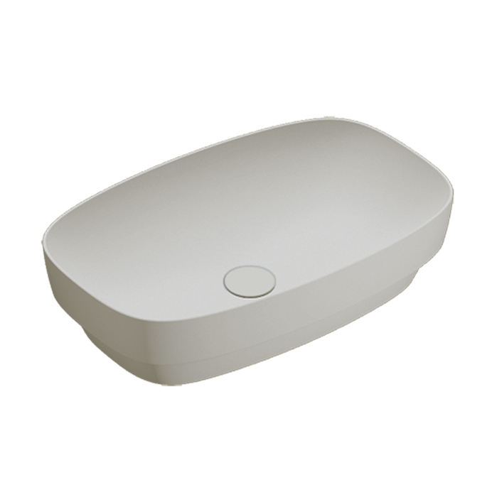 Catalano Alvea Раковина 60x38см встраиваемая, без отв., цвет: Cemento Satinato