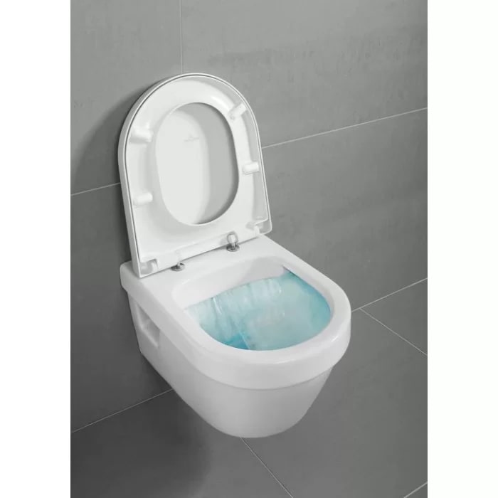 Villeroy&Boch Architectura Унитаз 37х53х33см., подвесной, безободковый, в комплекте сиденье c микролифтом, цвет: альпийский белый