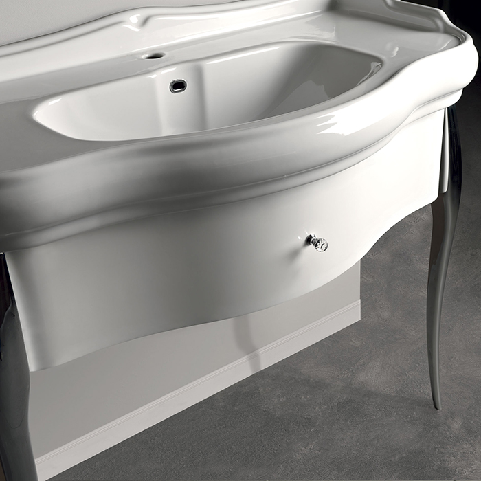 Kerasan Retro Раковина подвесная 100x54.5см, 1 отв., цвет: белый