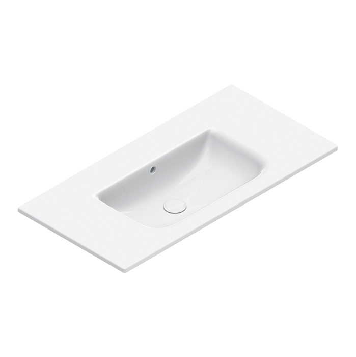 Catalano Italy Раковина 100х50см, без отв., цвет: белый глянцевый