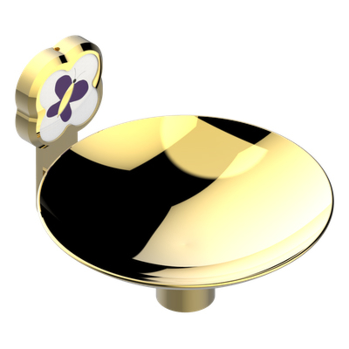 THG Capucine mauve Мыльница, подвесная, цвет: золото