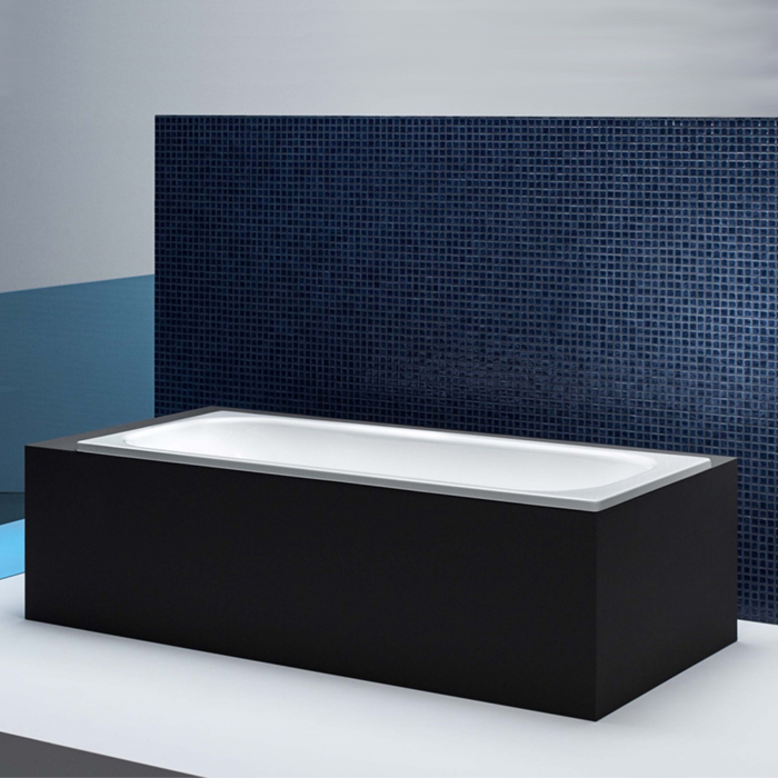 Bette Classic Ванна с шумоизоляцией встраиваемая, 180х80х45 см, BetteGlasur® Plus, цвет: белый