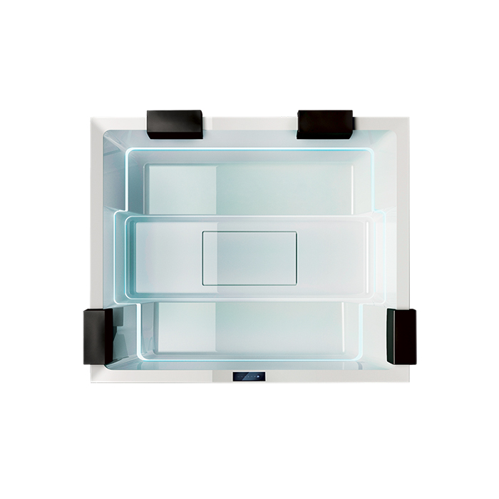 Gruppo Treesse Rest Минибассейн 240x195х85см., хромотерапия 1, озон. дезинф. внешняя панель VTR, автонаполнение и дренаж, нагрев3KW, цвет: белый