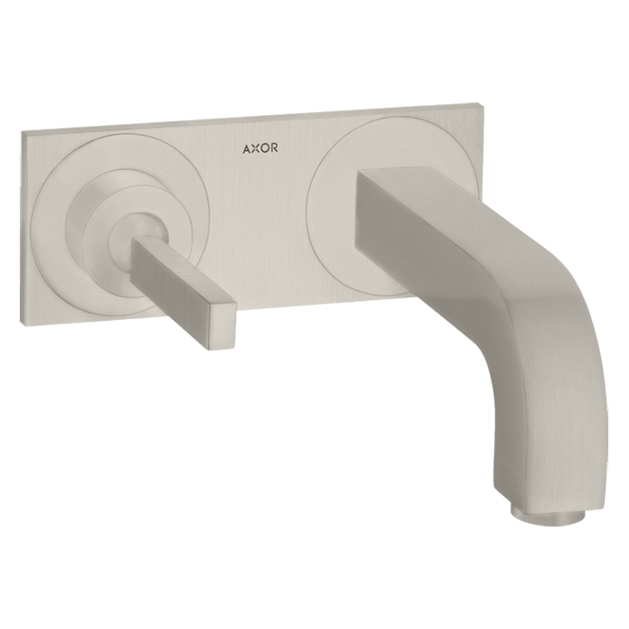 Axor Citterio Смеситель для раковины 160, встраиваемый, излив: 16см., цвет: сталь