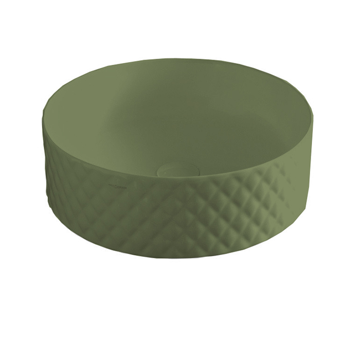 Artceram Rombo Раковина накладная Ø 44 см, цвет: salvia