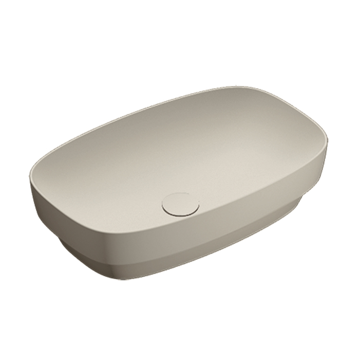 Catalano Alvea Раковина 60x38см встраиваемая, без отв., цвет: Sabbia Satinato